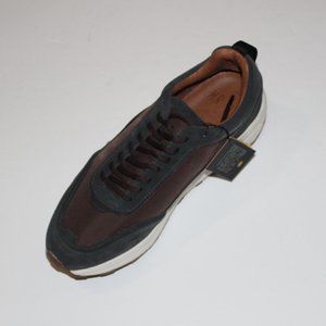 ALDO BROWN NUBUCK LACE UP SNEAKER